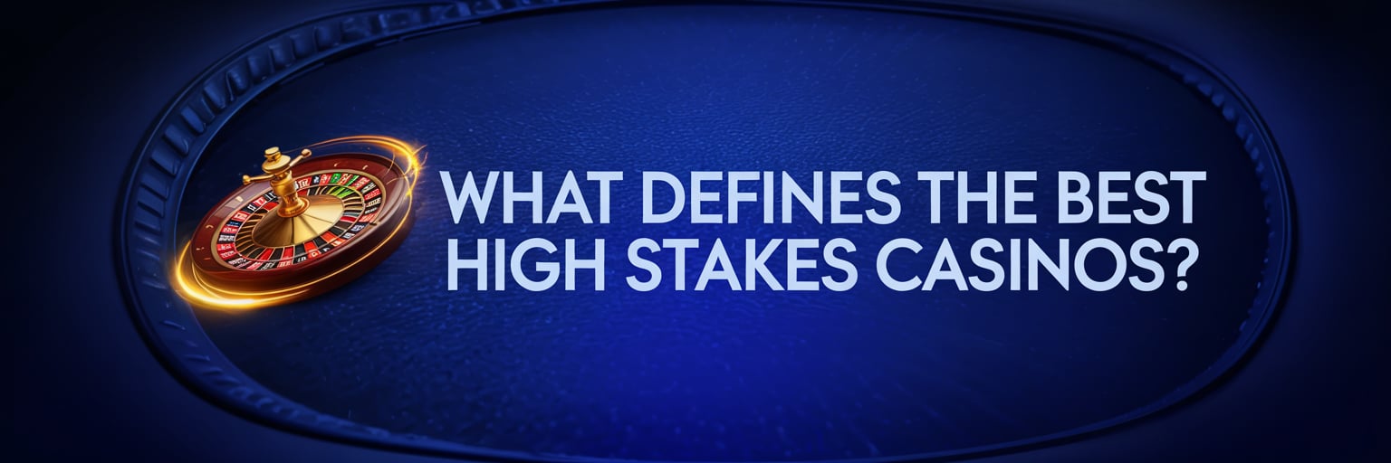 What Defines the Best High Stakes Casinos?